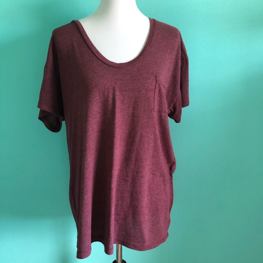 Oversized Truly Madly Deeply t-shirt pocket tee